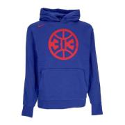 Nike Detroit Pistons Fleece Hoodie Blue, Herr