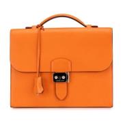 Hermès Vintage Pre-owned Laeder handvskor Orange, Dam