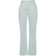 Fendi Högmidjade raka jeans Blue, Dam