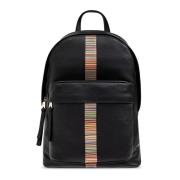 Paul Smith Läder ryggsäck Black, Herr