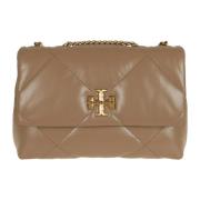 Tory Burch Brun Crossbody Väska Beige, Dam