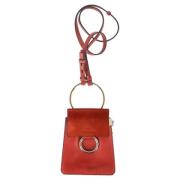 Chloé Pre-owned Pre-owned Laeder axelremsvskor Red, Dam