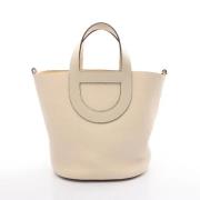 Hermès Vintage Pre-owned Laeder handvskor Beige, Dam