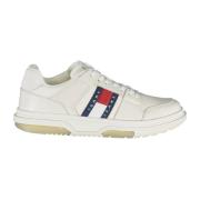 Tommy Hilfiger Sportiga vita snörskor med kontrastdetaljer White, Herr