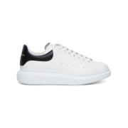 Alexander McQueen Vita Lädersneakers Stiligt Design White, Herr