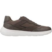 Geox Casual Sneakers med Portello Stil Brown, Herr