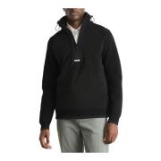 Hugo Boss Svart Polar Sweatshirt Zartic Stil Black, Herr