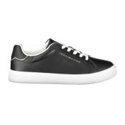 Tommy Hilfiger Sportiga Svarta Damsneakers med Kontrastdetaljer Black,...