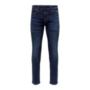 Only & Sons Casual Herrbyxor Blue, Herr