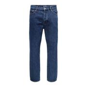 Only & Sons Casual Herrbyxor Blue, Herr