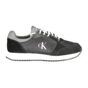 Calvin Klein Sportiga Svarta Sneakers med Kontrastdetaljer Black, Herr