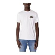 Emporio Armani EA7 Vit Bomull T-shirt Herrkollektion White, Herr