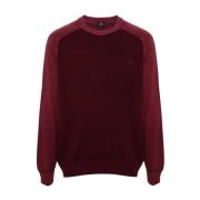 Etro Bordeaux Sweater Aw24 Red, Herr