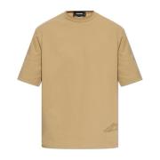 Dsquared2 T-shirt med logotyp Green, Herr