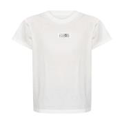 MM6 Maison Margiela T-shirt i bomull White, Dam