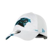 New Era Böjd Skärm Keps Officiell NFL Träningsläger White, Unisex