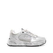 Premiata Silver Sneakers Aw24 Gray, Dam