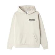 Obey Studios Hoodie - Beige Beige, Herr