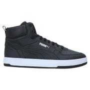 Puma Mid Silver White Sneakers Gray, Herr