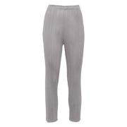 Issey Miyake Stiliga Casual Byxor för Män Gray, Dam