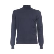 Gran Sasso Slim Fit Ulltröja Blue, Herr