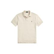 Polo Ralph Lauren Kortärmad Custom Slim Fit Polo Beige, Herr