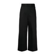 Msgm Svart Pantalone Byxor Black, Dam