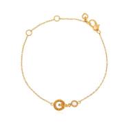 Kate Spade Armband med skimrande kristaller Yellow, Dam