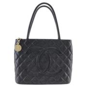 Chanel Vintage Pre-owned Laeder handvskor Black, Dam