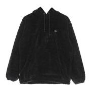 Obey Svart Polar Fleece Hoodie med Sherpa Black, Herr