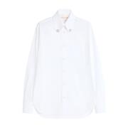 Valentino Garavani Vit Skjorta för Kvinnor Elegant Stil White, Dam