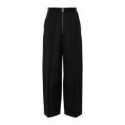 Khaite Svart Marine Pant Byxor Black, Dam