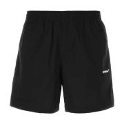 Off White Casual Shorts Black, Herr