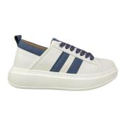 Alexander Smith Eco Wembley Läder Sneaker Vit Blå White, Herr