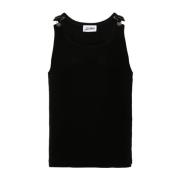 Jean Paul Gaultier Svart Tanktop med Krokstängning Black, Dam