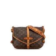 Louis Vuitton Vintage Pre-owned Canvas louis-vuitton-vskor Brown, Dam