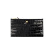 Alexander McQueen Laeder plnbcker Black, Dam