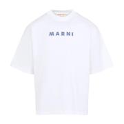 Marni Liljevit T-shirt White, Herr