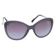 Chanel Vintage Pre-owned Plast solglasgon Purple, Dam