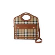 Burberry Plast handvskor Brown, Dam