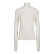 Fabiana Filippi Stilren Turtle Neck Sweater White, Dam