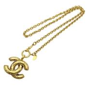 Chanel Vintage Pre-owned Guld chanel-smycken Yellow, Dam