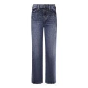 7 For All Mankind Raka raka Straight Jeans Blue, Dam