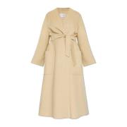 Max Mara Kappa Vezzose Beige, Dam