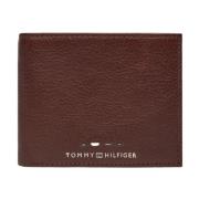 Tommy Hilfiger Brun Läder Plånbok Herr Brown, Herr