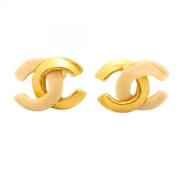 Chanel Vintage Pre-owned Metall chanel-smycken Yellow, Dam