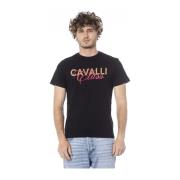 Cavalli Class Tidlös enfärgad T-shirt Black, Herr