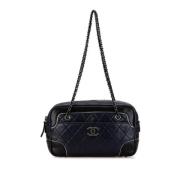 Chanel Vintage Pre-owned Laeder chanel-vskor Blue, Dam