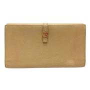 Chanel Vintage Pre-owned Laeder plnbcker Beige, Dam