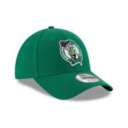 New Era Grön Celtics Logo Broderad Keps Böjd Skärm Green, Herr